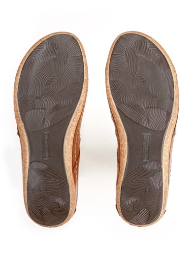 Waldläufer-Sandalenschuh Ibiza Cognac
