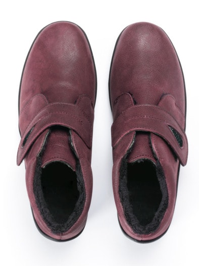 Klett-Bootie Federleicht Bordeaux