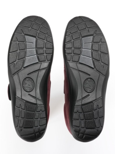 Klett-Bootie Federleicht Bordeaux