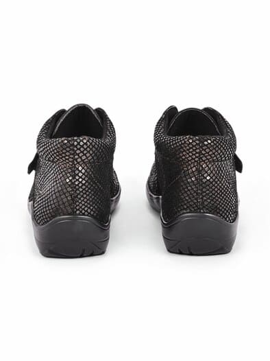 Klett-Bootie Federleicht Schwarz-Gold