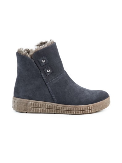 Thermo-Bootie Rutschsicher Marine
