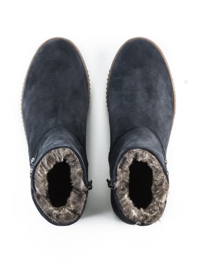 Thermo-Bootie Rutschsicher Marine