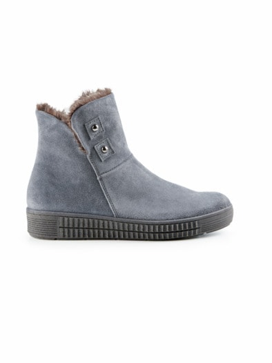 Thermo-Bootie Rutschsicher Taubenblau