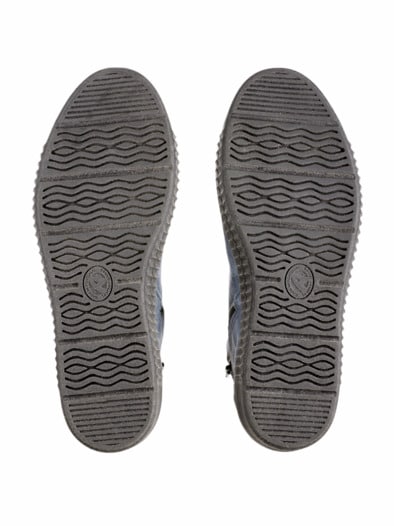 Thermo-Bootie Rutschsicher Taubenblau