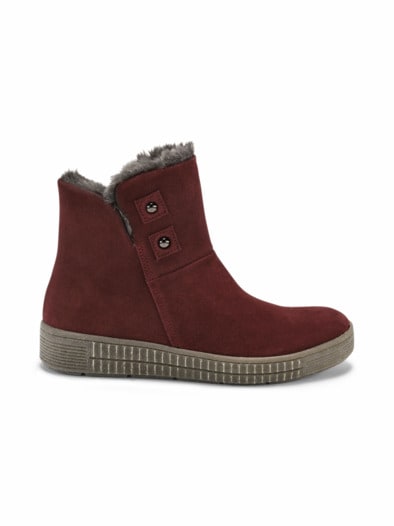 Thermo-Bootie Rutschsicher Bordeaux