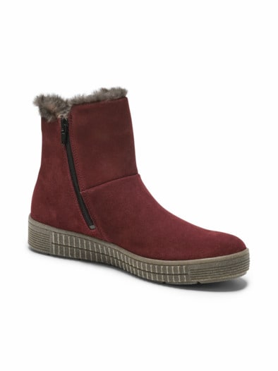Thermo-Bootie Rutschsicher Bordeaux