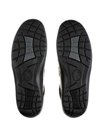 Klett-Bootie Federleicht Schwarz Lack