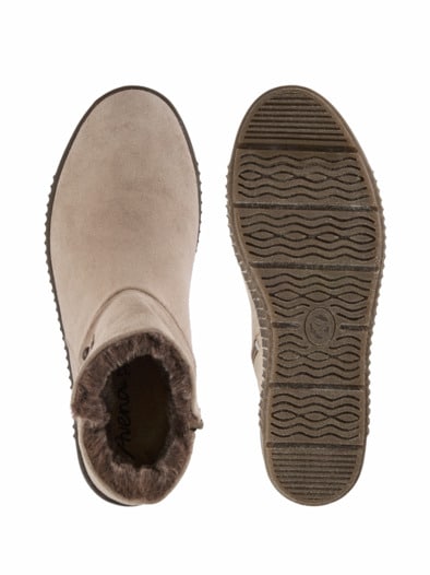 Thermo-Bootie Rutschsicher Beige