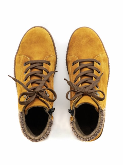 Thermo-Boots Reißverschluss Maisgelb