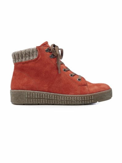 Thermo-Boots Reißverschluss Rost