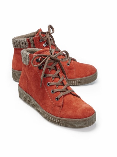 Thermo-Boots Reißverschluss Rost