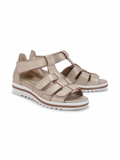 Waldläufer-Luftpolster-Sandale Rom Gold