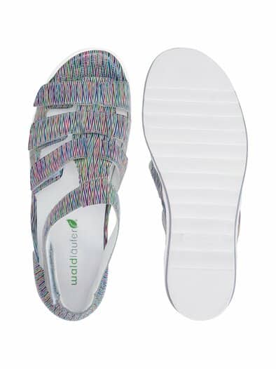 Waldläufer-Luftpolster-Sandale Rom Multicolor