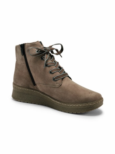Hallux-Luftpolster-Stiefelette Beige
