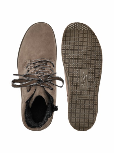 Hallux-Luftpolster-Stiefelette Beige