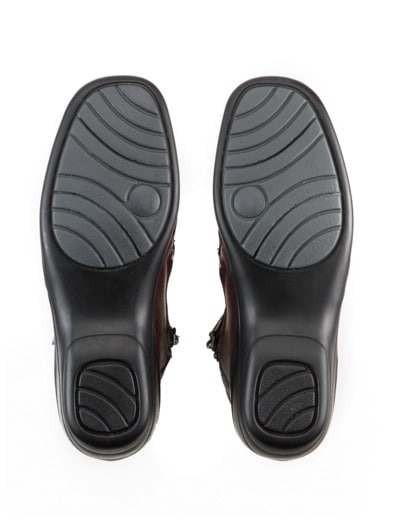 Hallux-City-Stiefelette Bordeaux