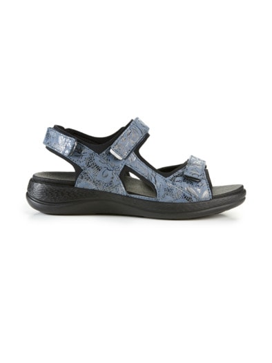 Hallux-Trekking-Sandale Jeansblau