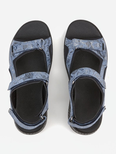 Hallux-Trekking-Sandale Jeansblau