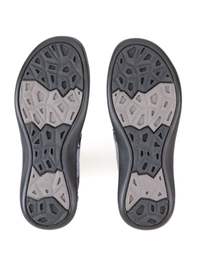 Hallux-Trekking-Sandale Jeansblau