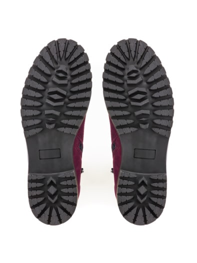 Hallux-Stiefelette Kuschelweich Bordeaux