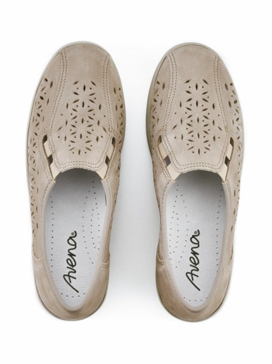 Luftpolster-Bequemslipper Beige