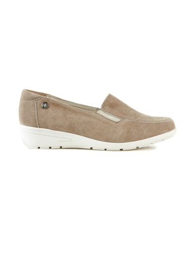 Softgel-Slipper Taupe