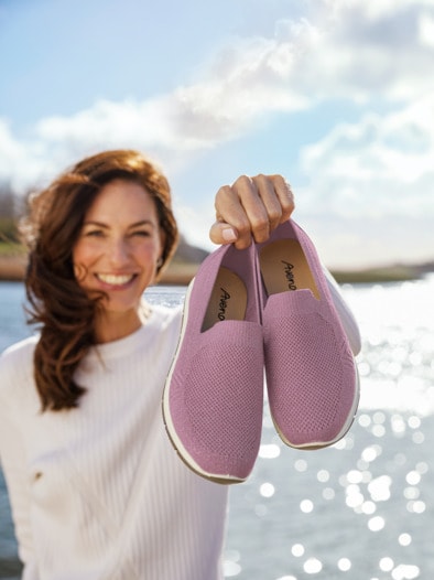 Hallux-Slipper Leichtgewicht Mauve