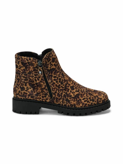 Hallux-Stiefelette Kuschelweich Leo