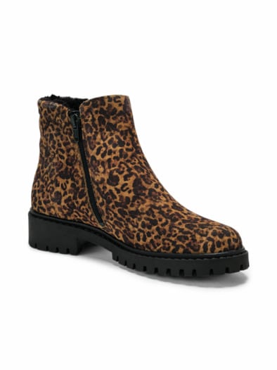 Hallux-Stiefelette Kuschelweich Leo