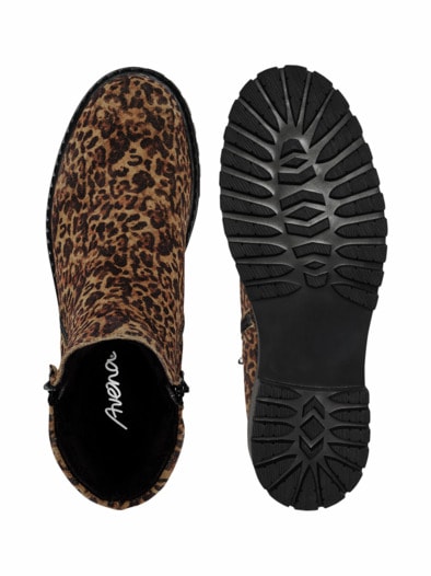 Hallux-Stiefelette Kuschelweich Leo