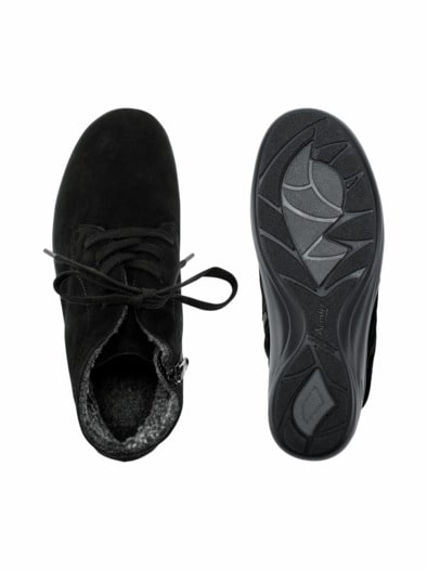 Hallux-Stiefelette Soft Bequemweite Schwarz