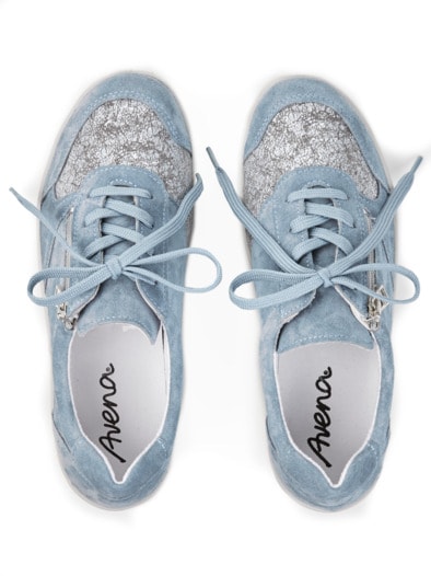 Hallux-Reißverschluss-Schnürer Jeansblau