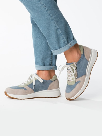 Hallux-Sneaker Reißverschluss Multicolor