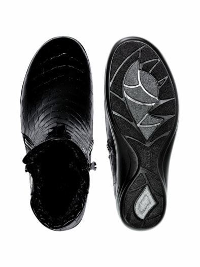 Hallux-Lupo Stiefelette Bequemweite Kroko