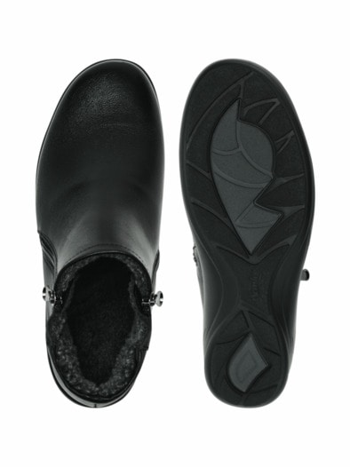 Hallux-Lupo Stiefelette Bequemweite Schwarz
