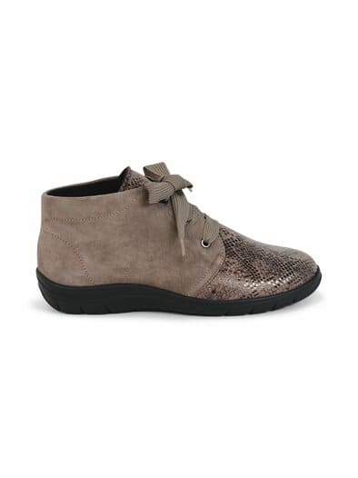 Hallux-Lupo Stiefelette Comfort Taupe