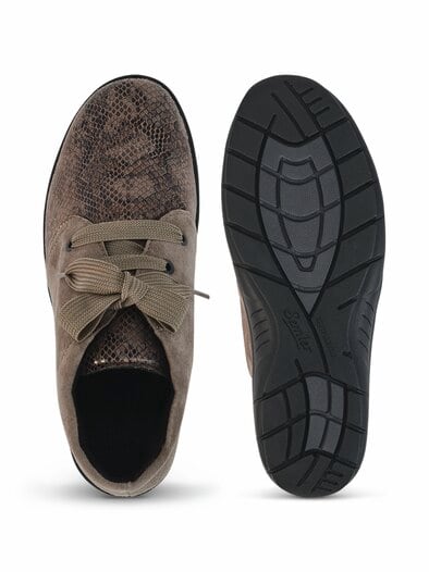 Hallux-Lupo Stiefelette Comfort Taupe