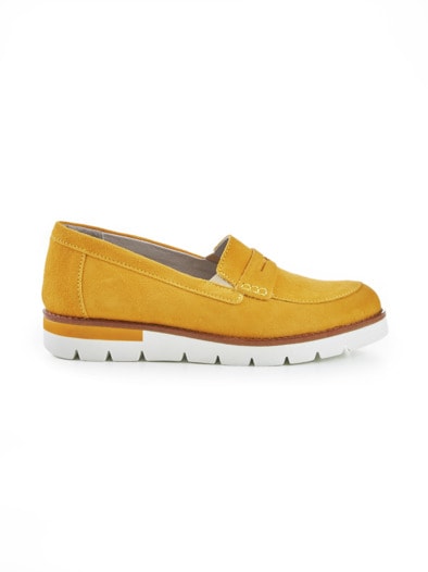 Bequem-Slipper Supersoft Ocker