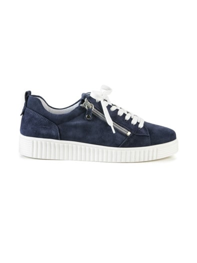 Reißverschluss-Sneaker Trittsicher Marine