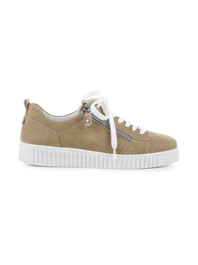 Reißverschluss-Sneaker Trittsicher Taupe