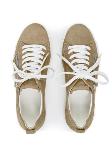 Reißverschluss-Sneaker Trittsicher Taupe