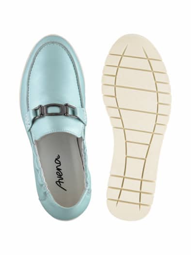 Supersoft-Mokassin Hellblau