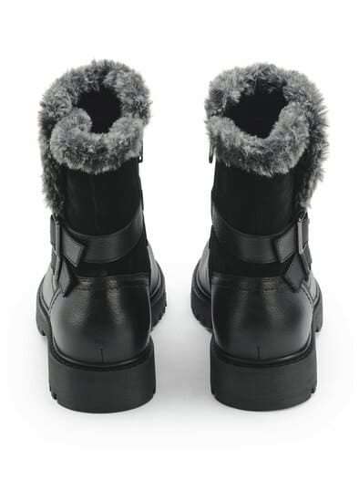 Warmfutter- Stiefelette Soft Schwarz