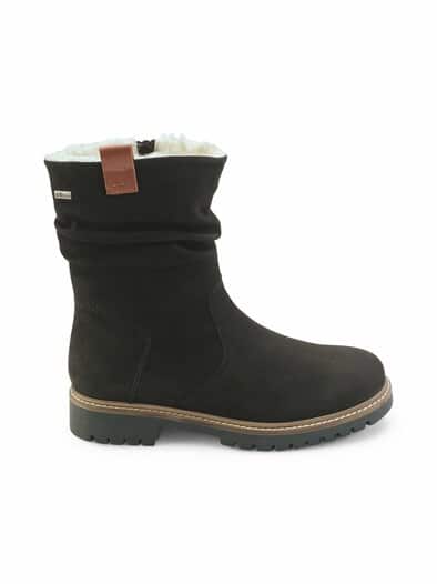 Bequem-Stiefel Warmfutter Schwarz