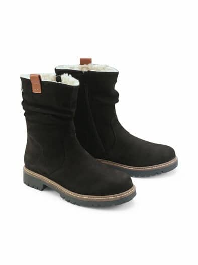 Bequem-Stiefel Warmfutter Schwarz
