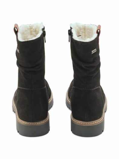 Bequem-Stiefel Warmfutter Schwarz