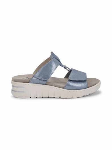 Klett-Pantolette T-Spange Hellblau