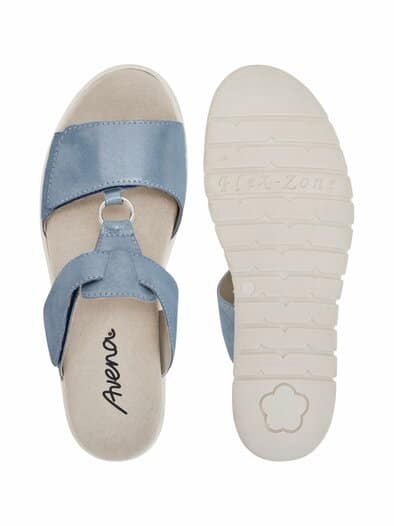 Klett-Pantolette T-Spange Hellblau