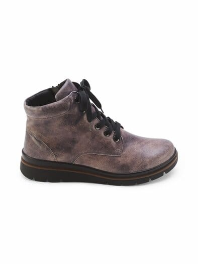Hallux-Stiefelette Luftpolster Taupe