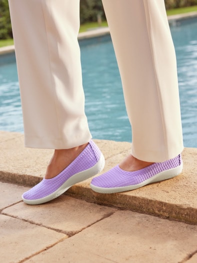 Hallux-Softslipper Sommerfrisch Flieder